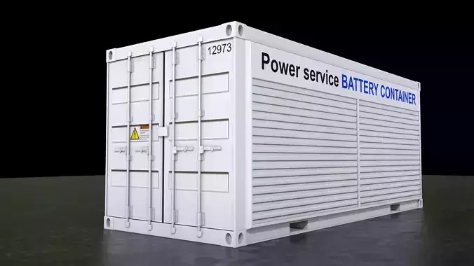 Container Battery Storage System 4k PBR