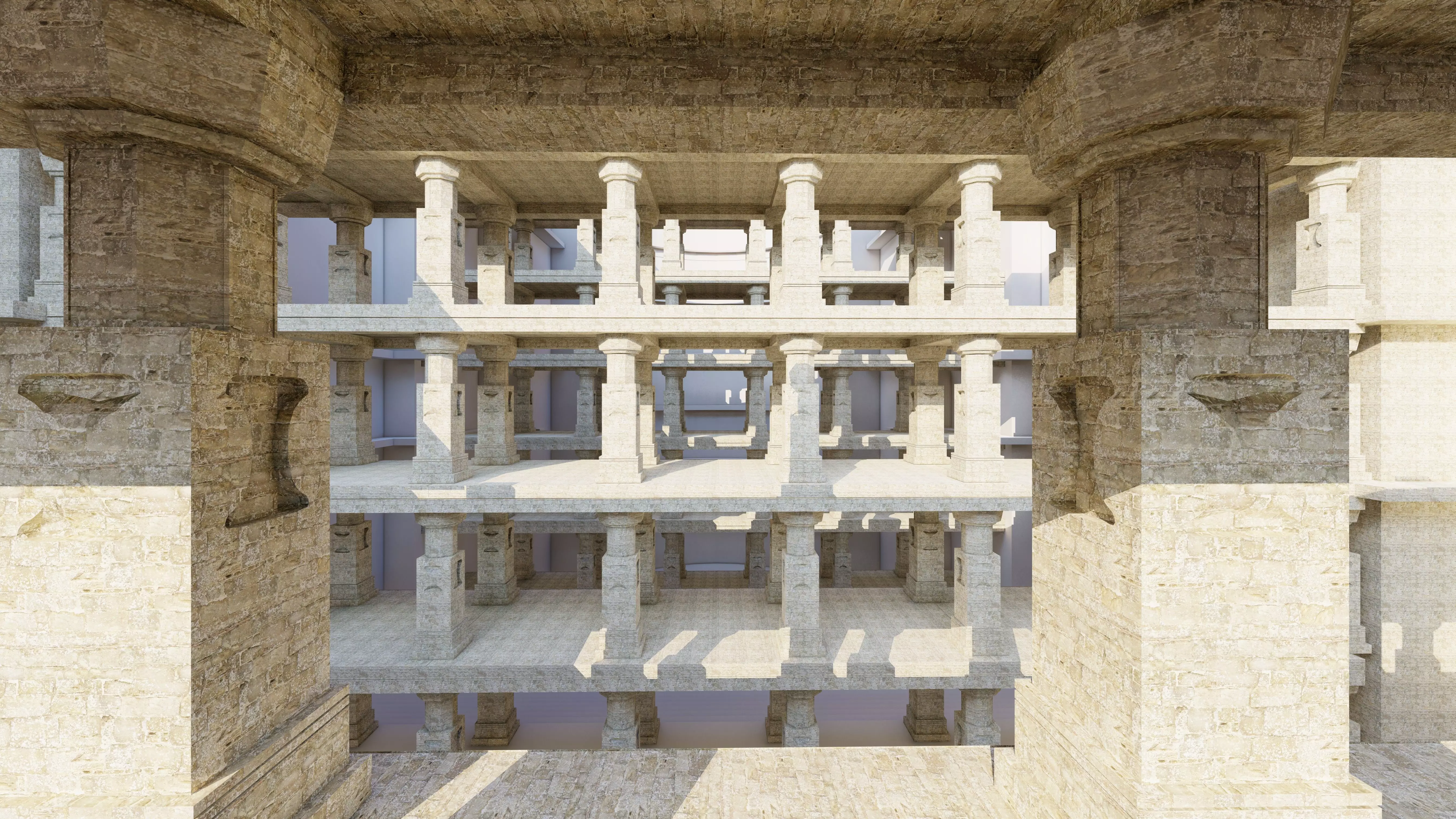 Raani Ki Vaav 3D model_0