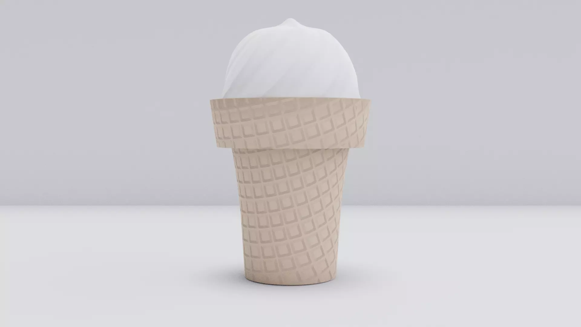 ice-cream Free low-poly 3D model