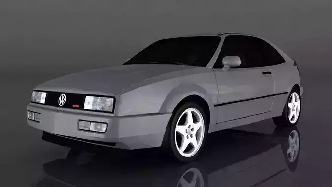 Volkswagen Corrado Low-poly 3D model