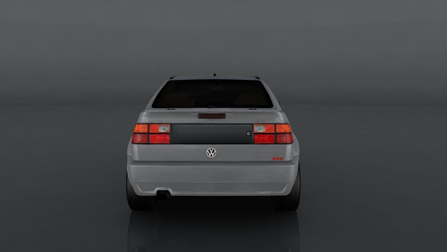 Volkswagen Corrado Low-poly 3D model_5