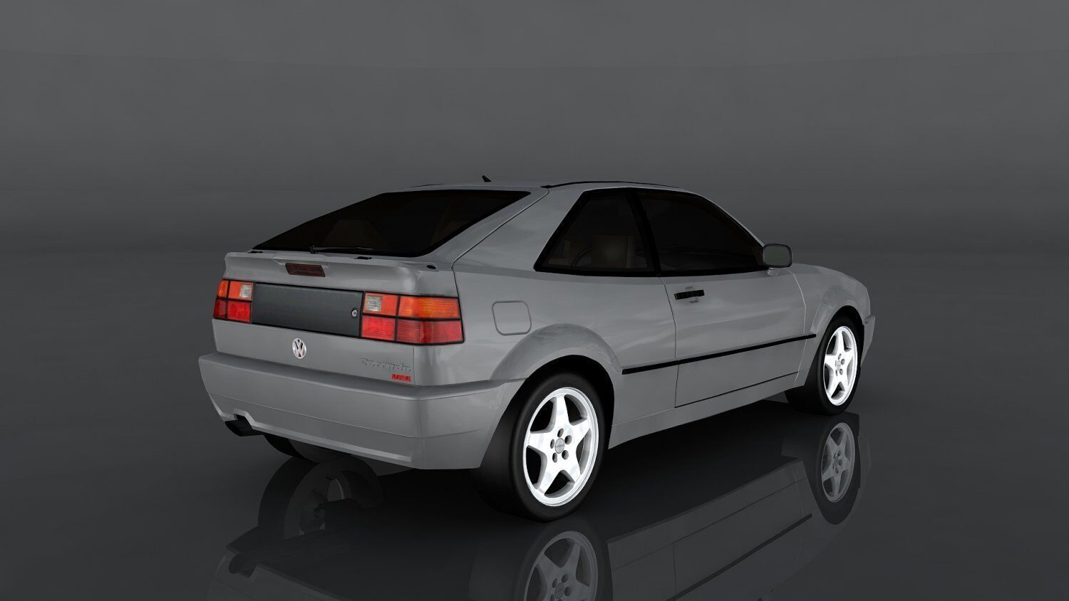 Volkswagen Corrado Low-poly 3D model_4