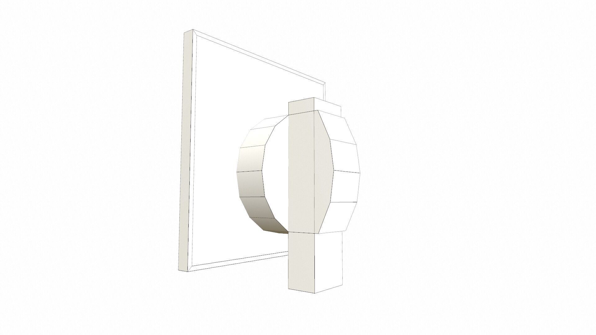 Hand Switch ON OFF Low-poly 3D model_7