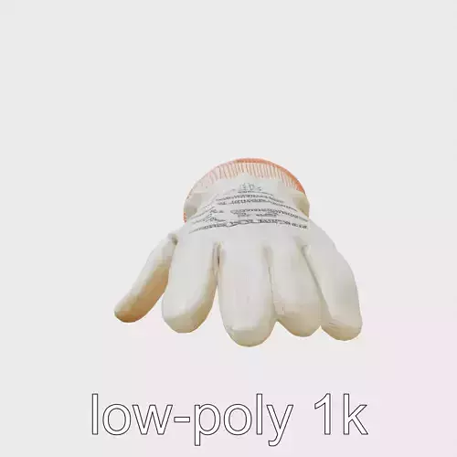 Instant Language Translation Glove Model Low-poly 3D model