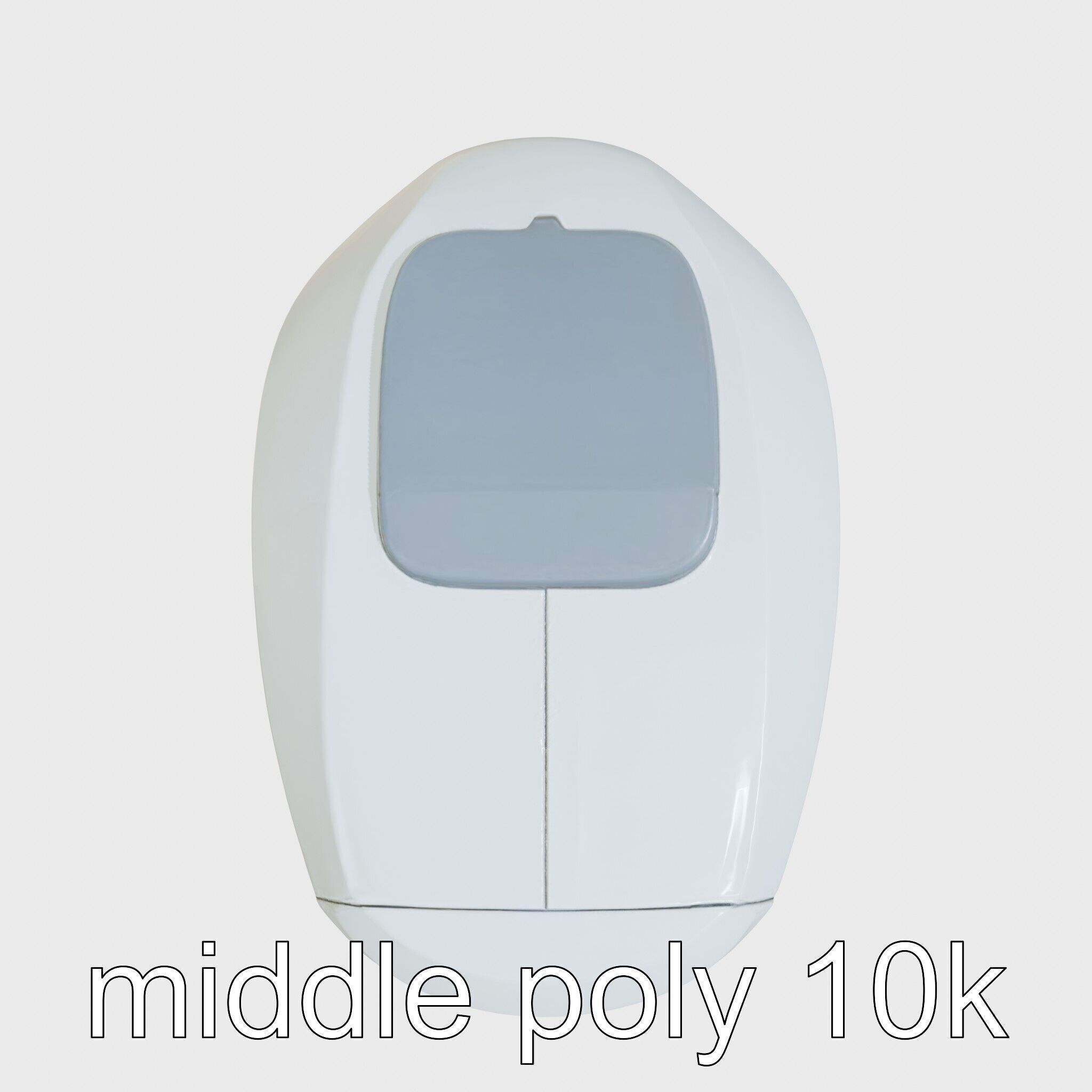 Wall-Cleaning Robot with Wheels 3D Model Low-poly 3D model_17