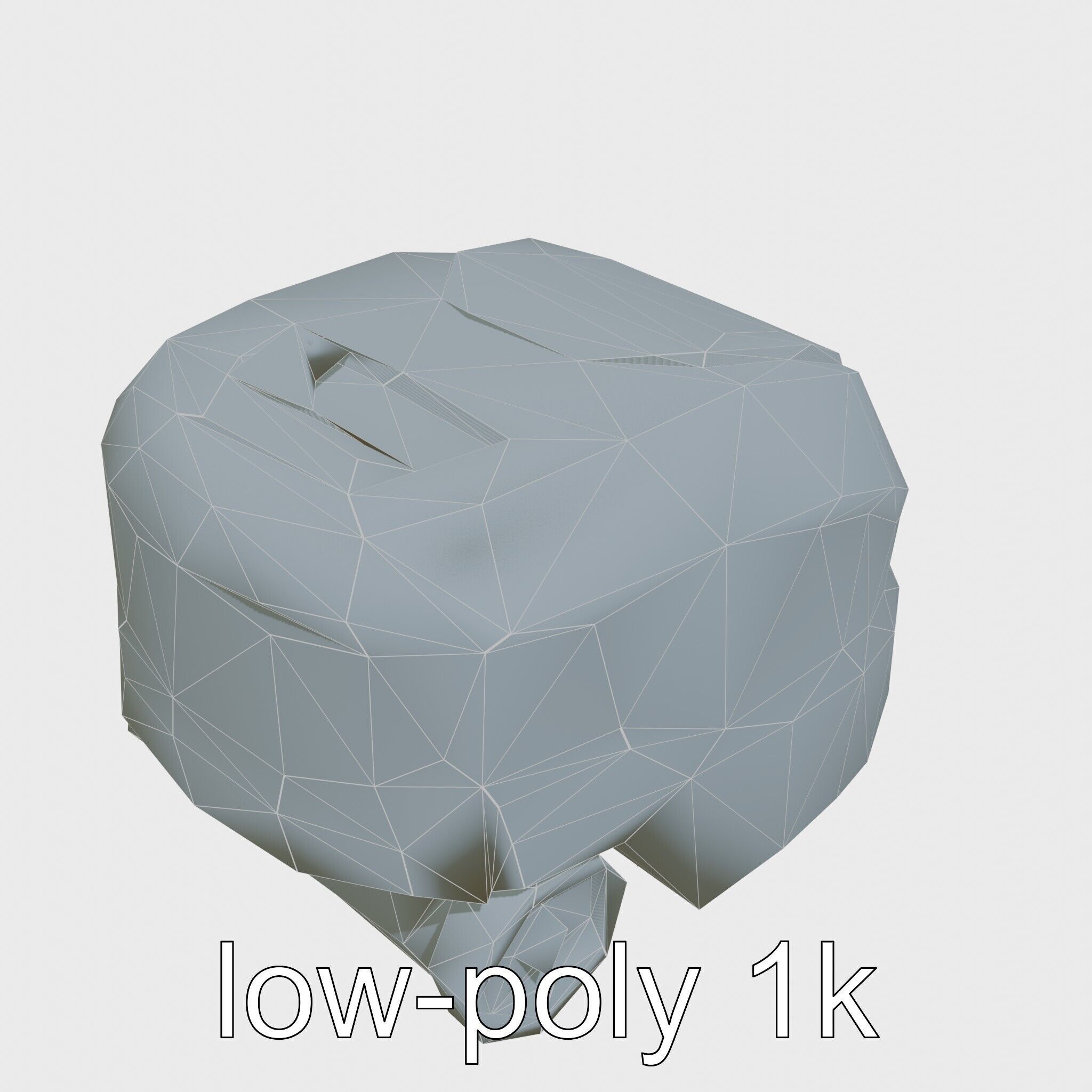 Wall-Cleaning Robot with Wheels 3D Model Low-poly 3D model_16