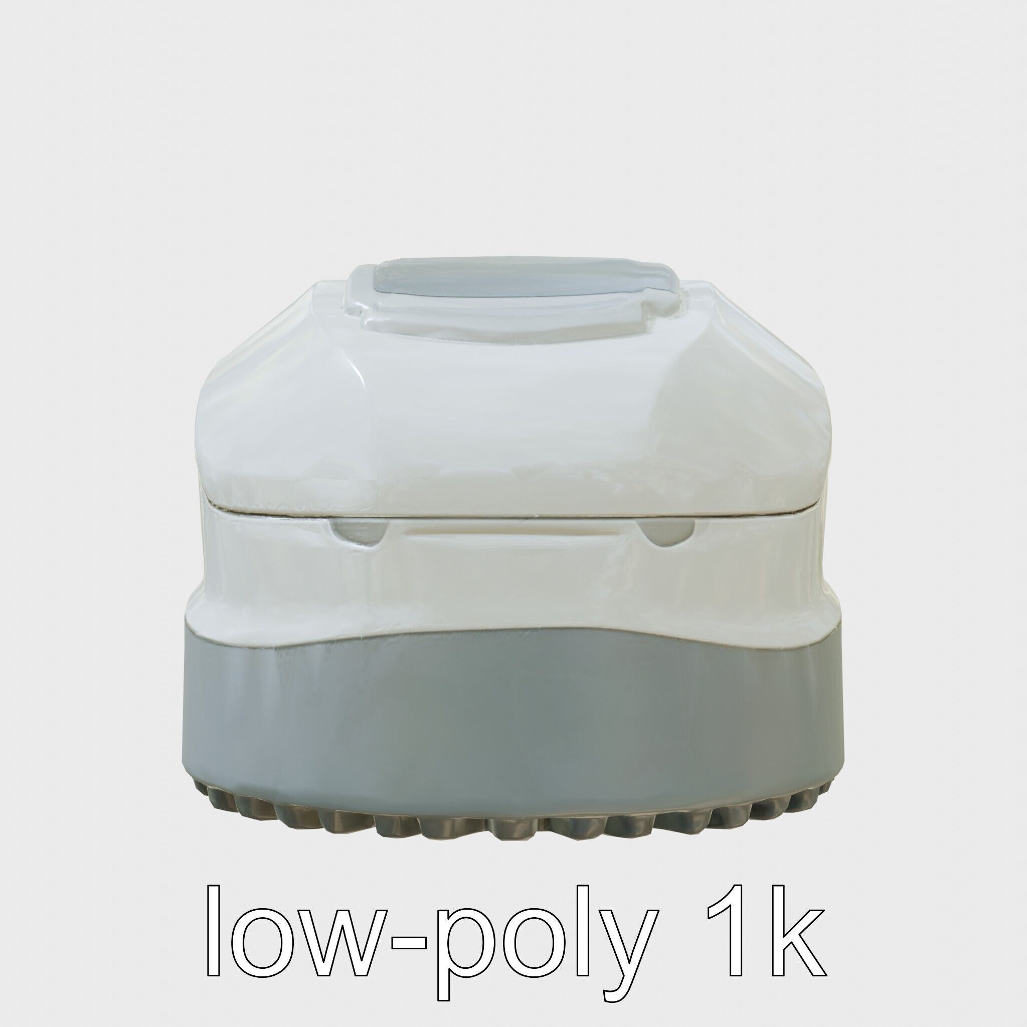 Wall-Cleaning Robot with Wheels 3D Model Low-poly 3D model_13