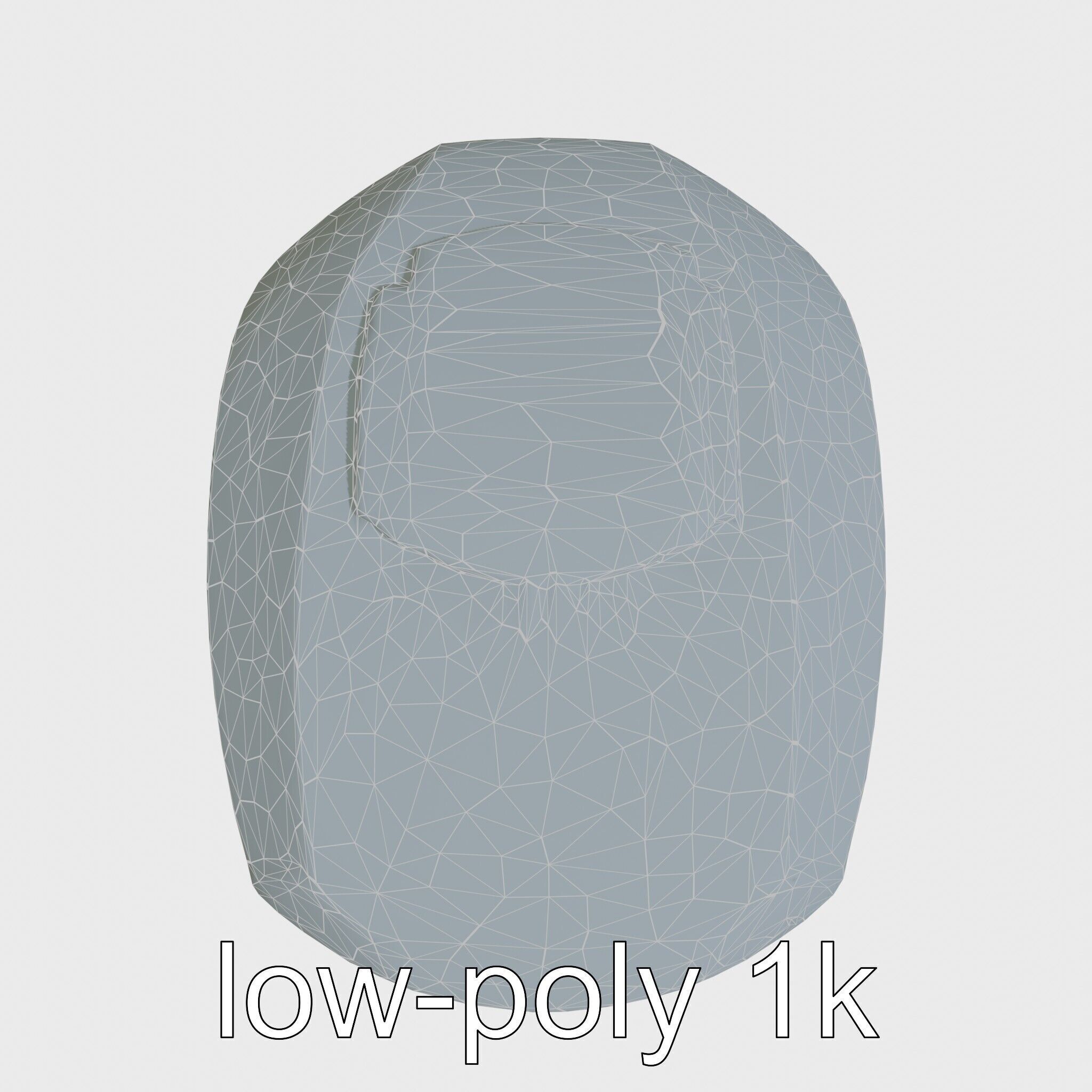 Wall-Cleaning Robot with Wheels 3D Model Low-poly 3D model_9