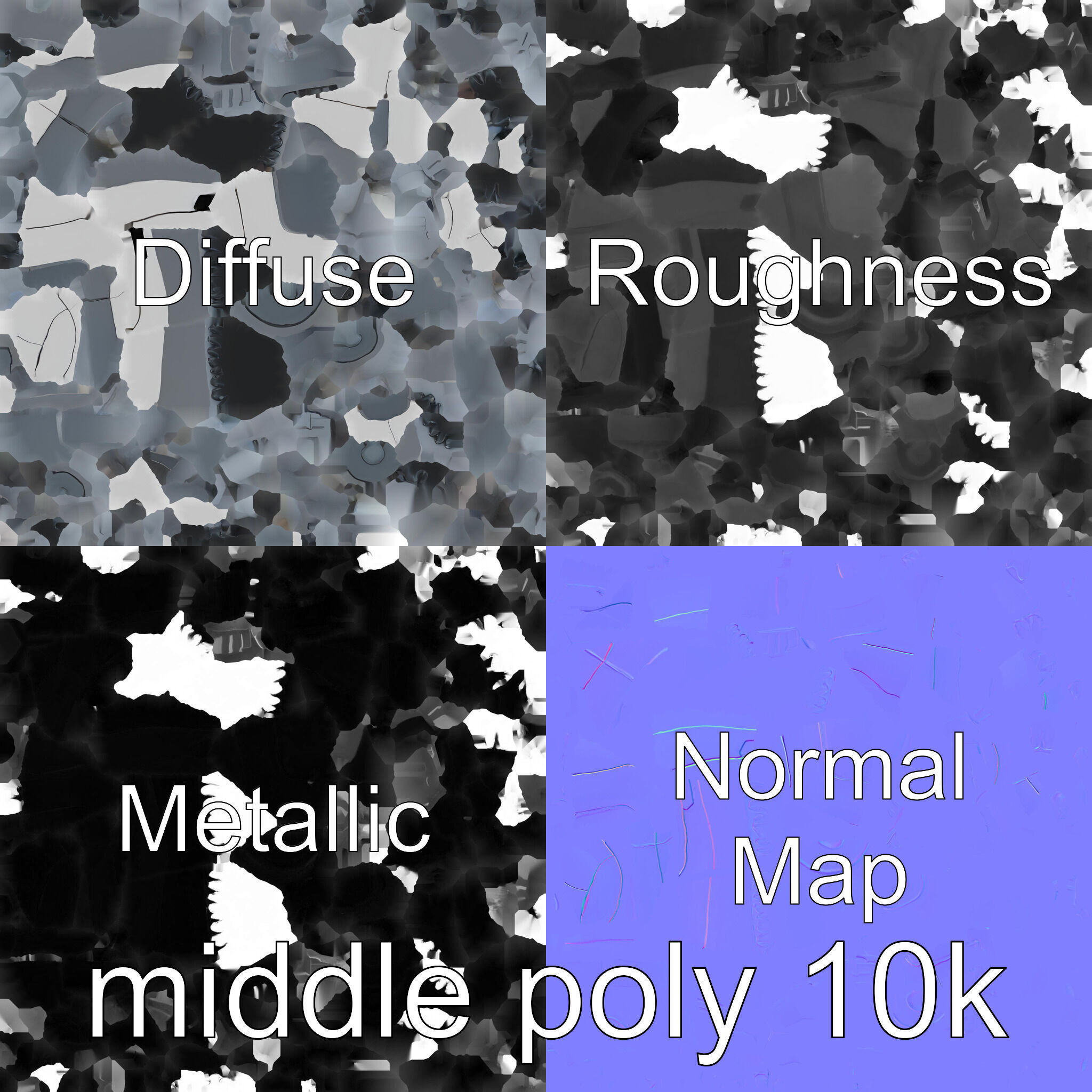 Wall-Cleaning Robot with Wheels 3D Model Low-poly 3D model_29