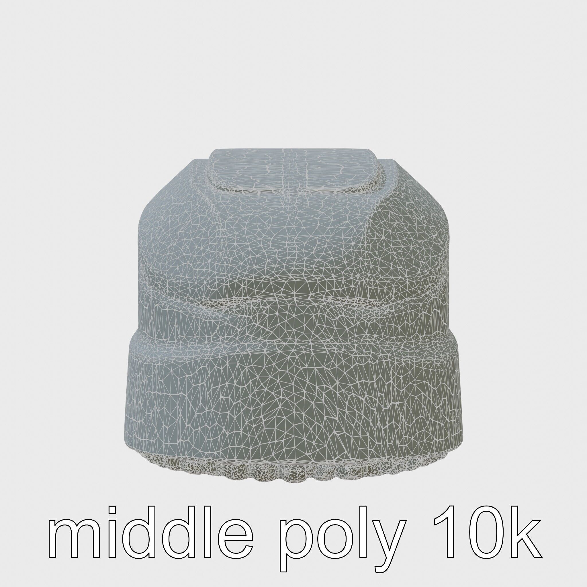 Wall-Cleaning Robot with Wheels 3D Model Low-poly 3D model_5