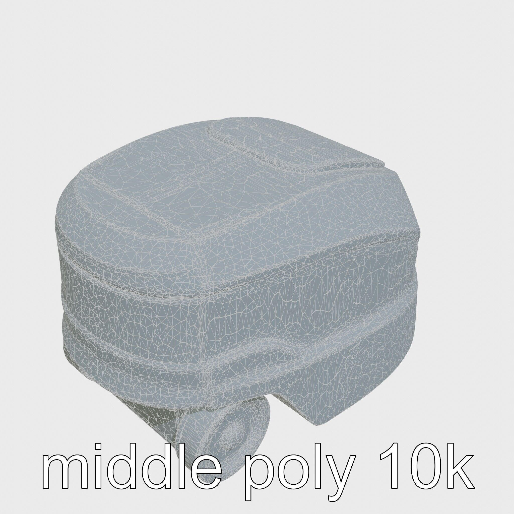 Wall-Cleaning Robot with Wheels 3D Model Low-poly 3D model_25