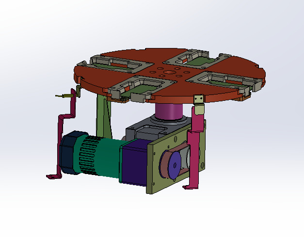 Auto-Connector Assembly Machine 3D Model -Robotic Arms 3D model_3