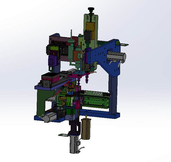 Auto-Connector Assembly Machine 3D Model -Robotic Arms 3D model_5