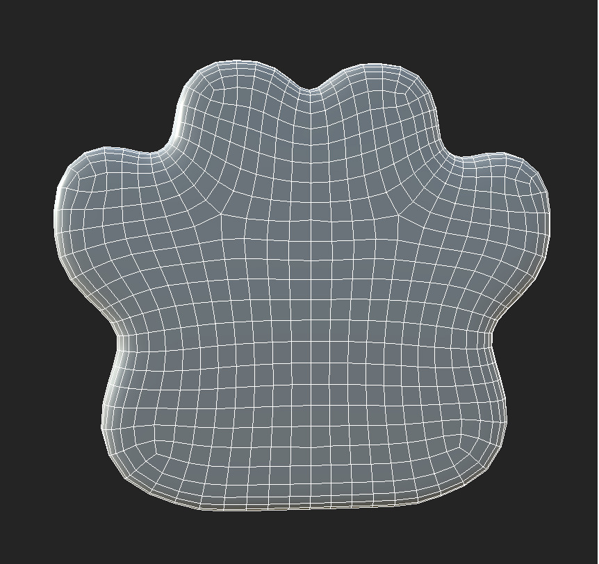 taba paw Free low-poly 3D model_7