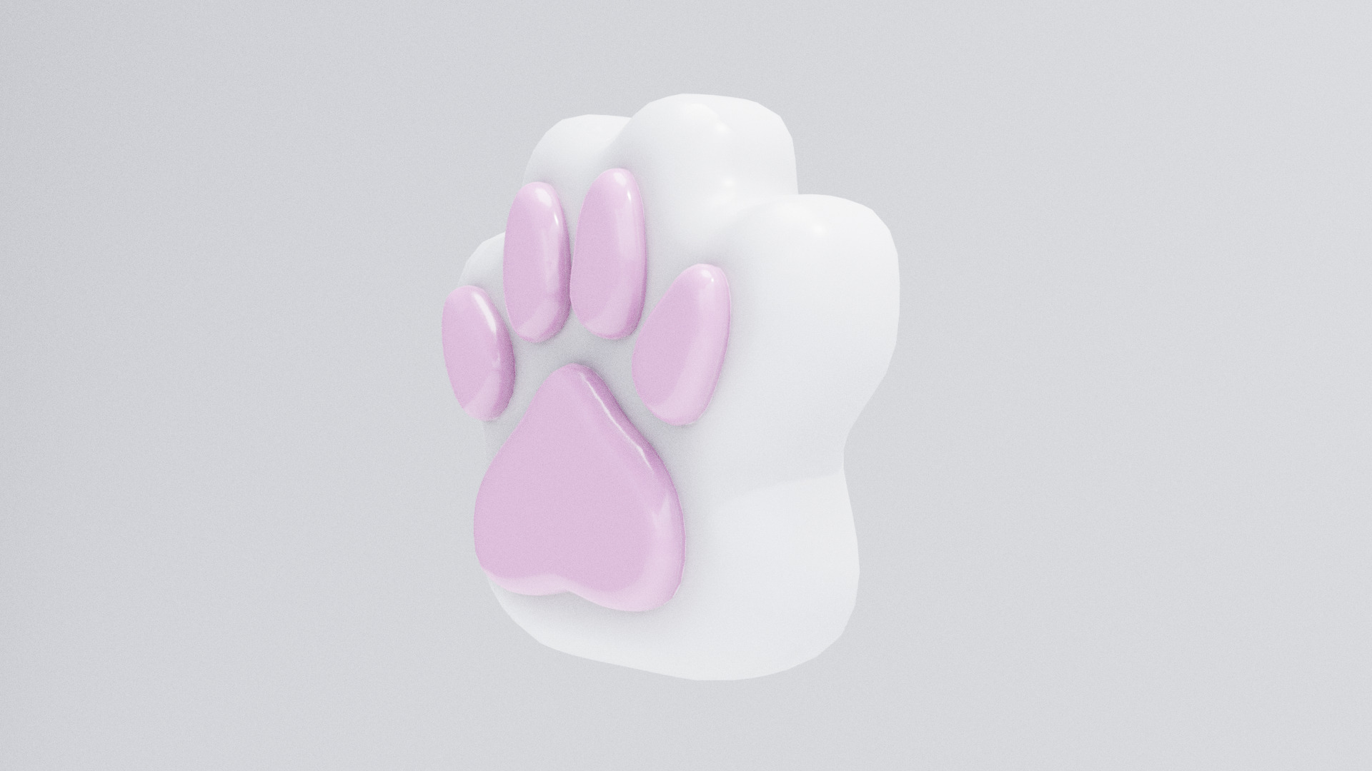 taba paw Free low-poly 3D model_3