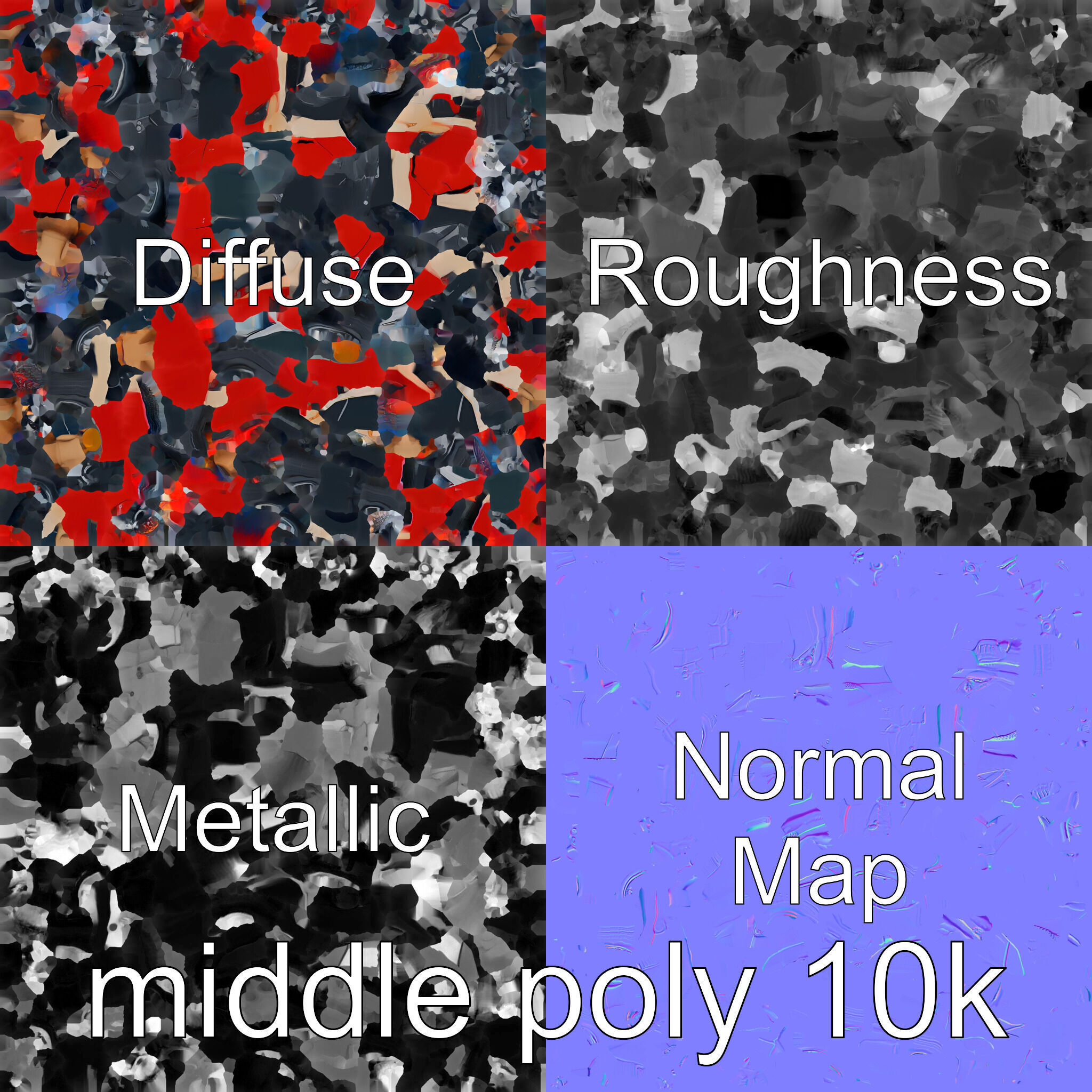 Futuristic Convertible Car Model with Aerodynamic Design Low-poly 3D model_30