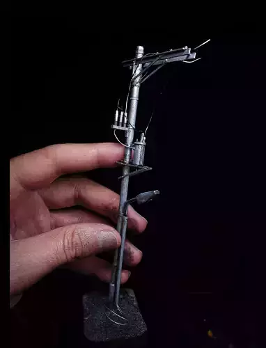 1-64 scale electric Utility Pole Type B