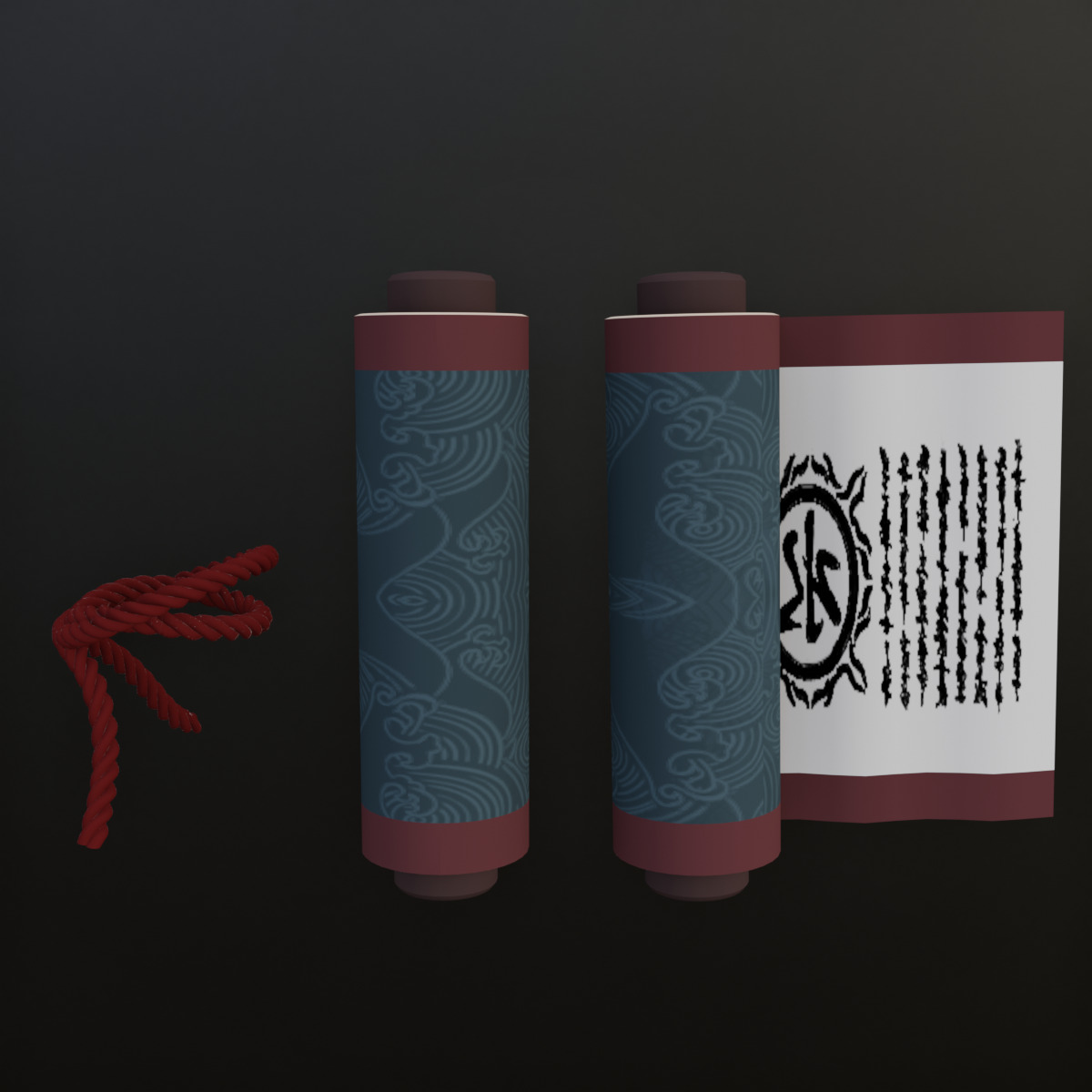  Naruto Water Scroll - Free 3D Printable Model - anime Free 3D print model_1