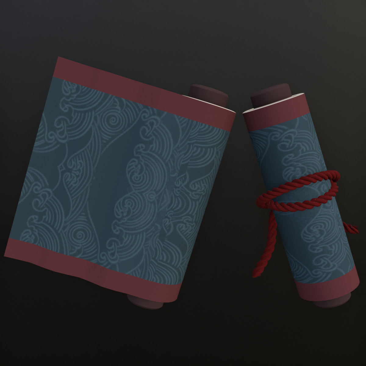  Naruto Water Scroll - Free 3D Printable Model - anime Free 3D print model_2