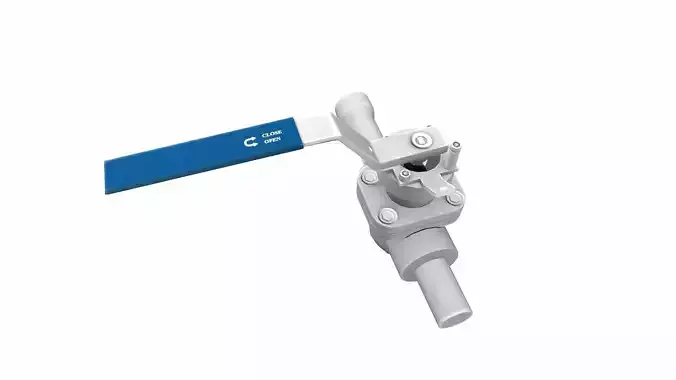 Manual Valve Low-poly 3D model