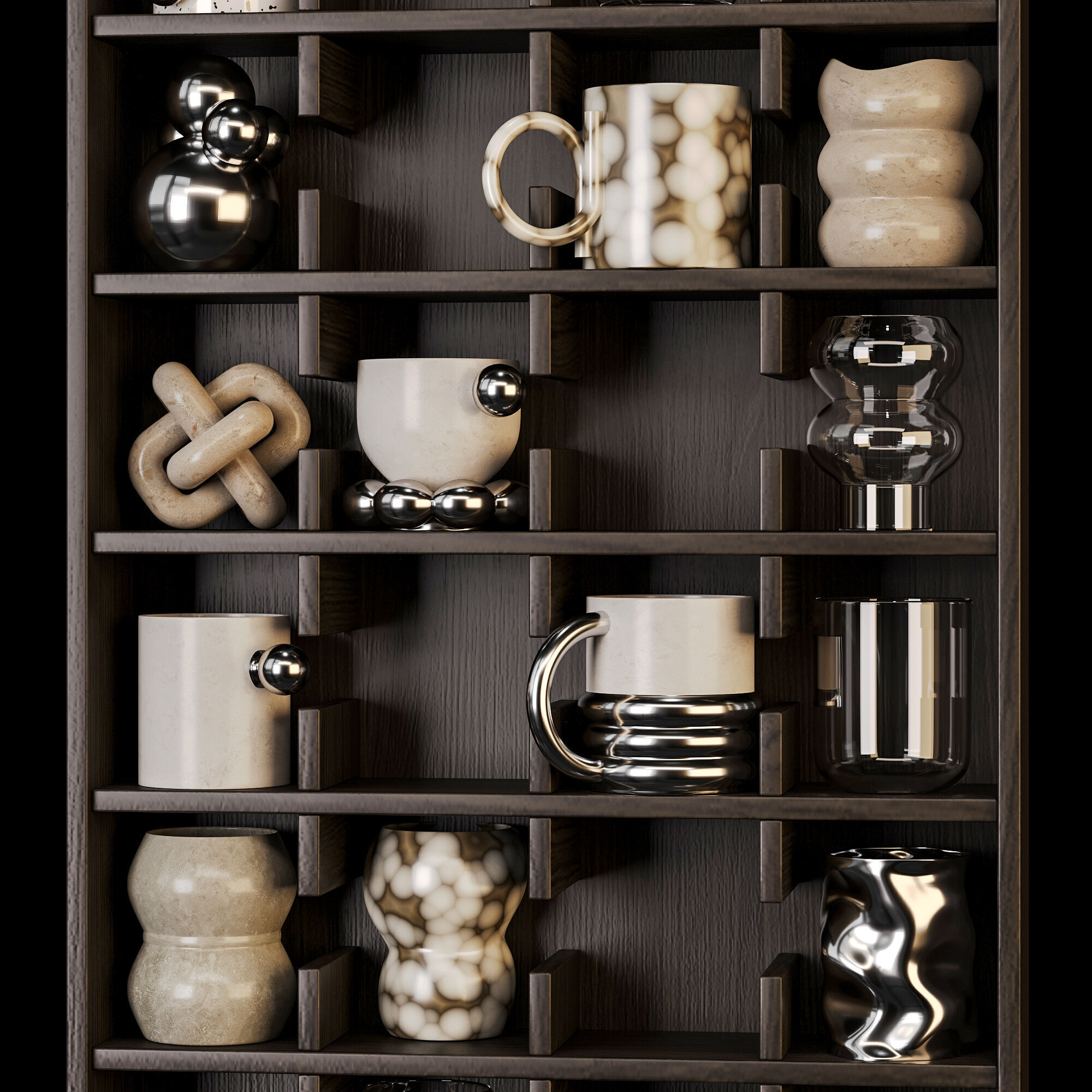 Modern Artisan Mug Collection 2 3D model_3