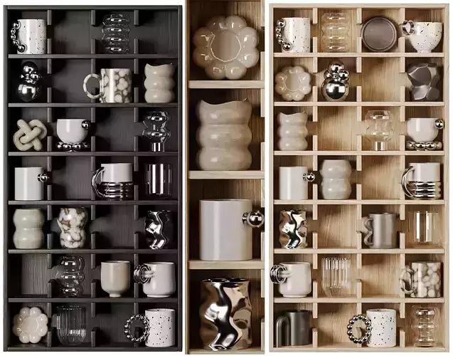 Modern Artisan Mug Collection 2 3D model