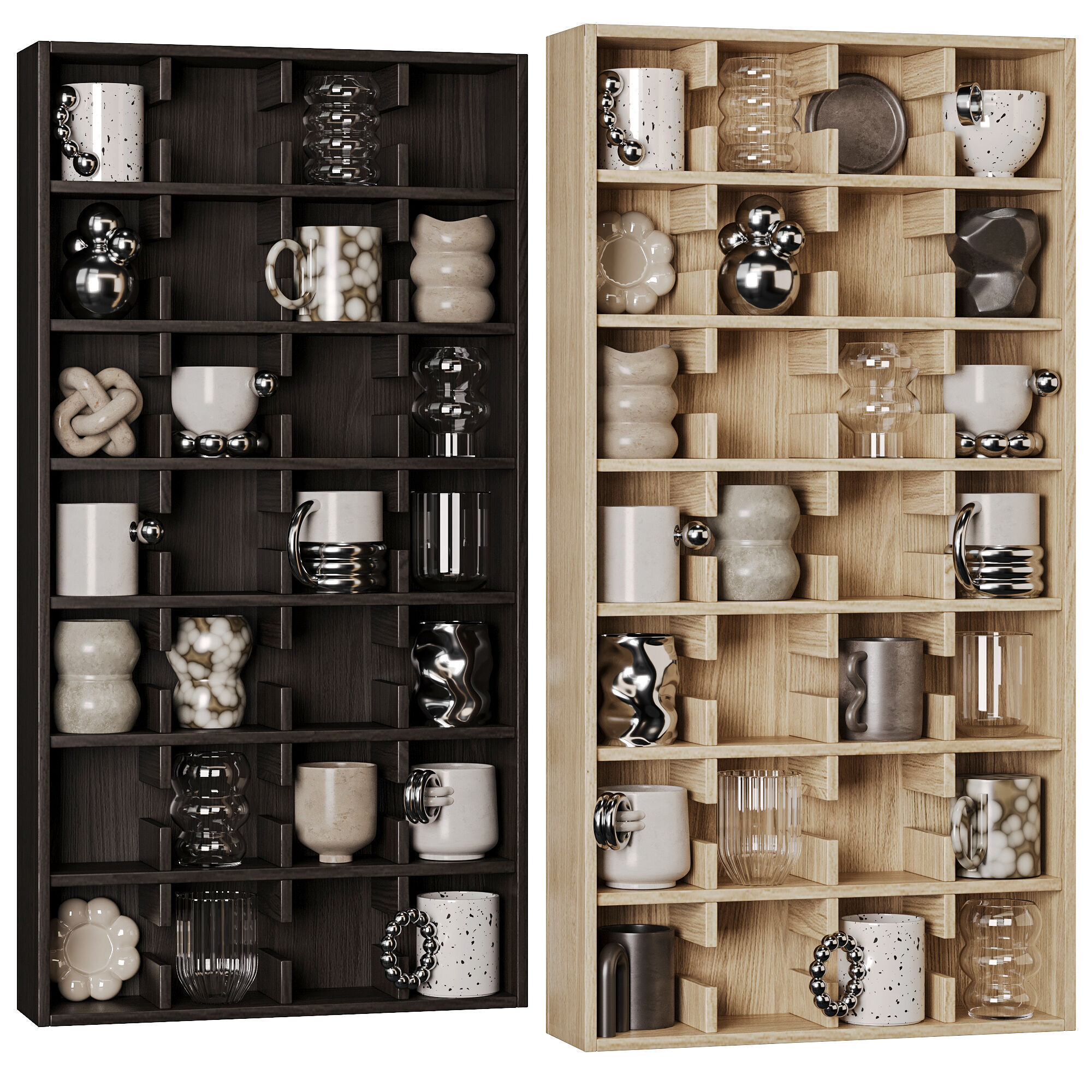 Modern Artisan Mug Collection 2 3D model_2