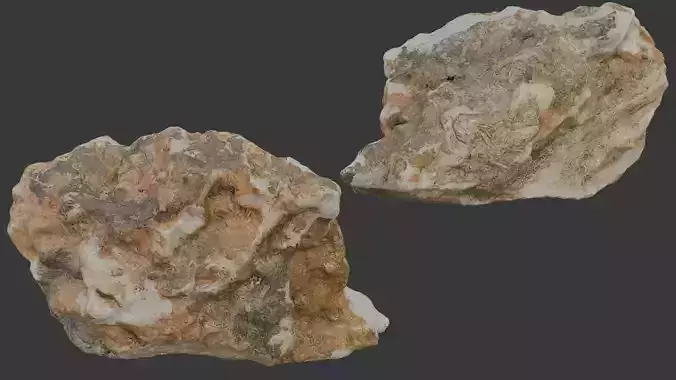 Realistic Rock Scanned Model