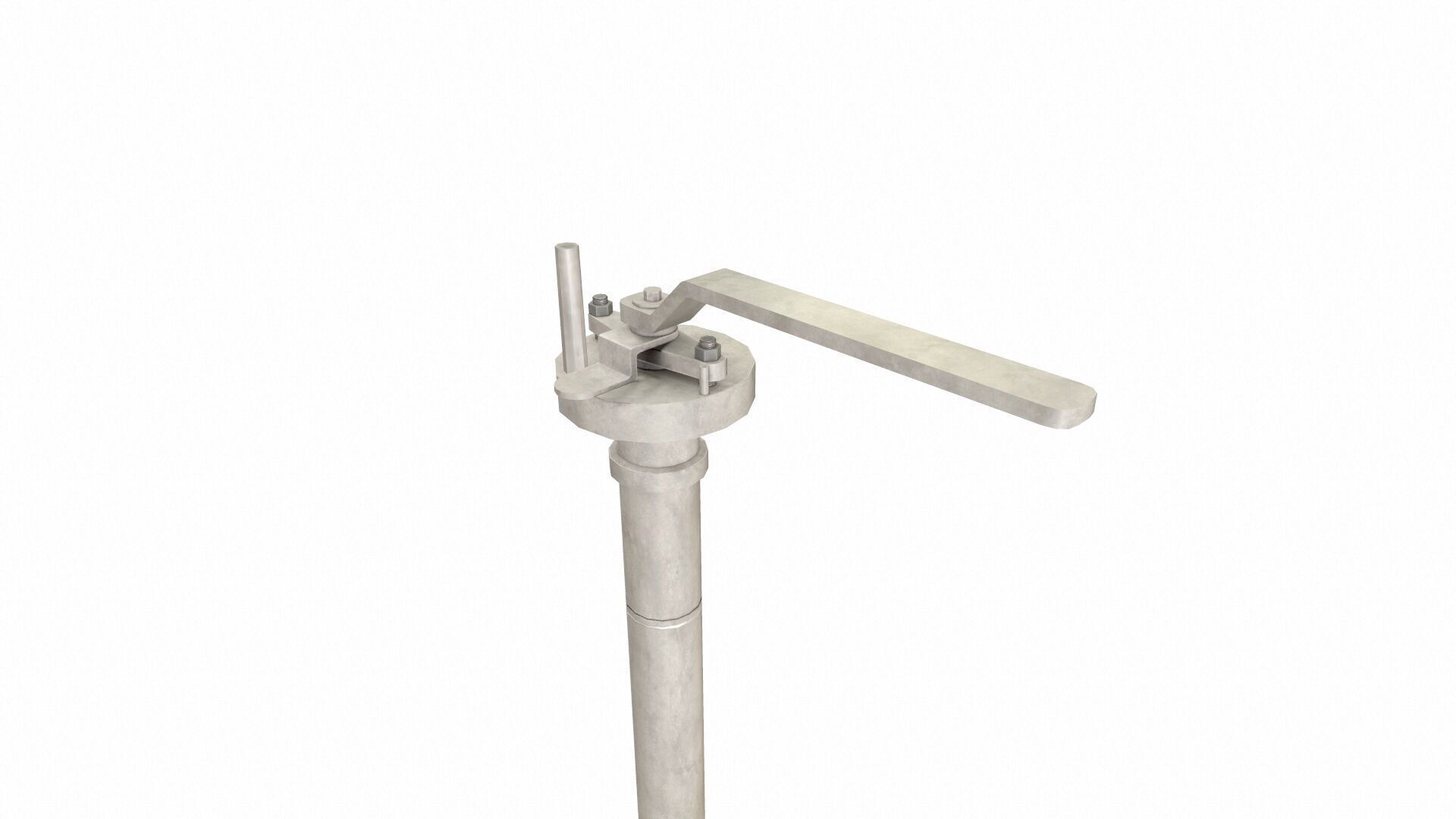 Manual Valve Model Extended Low-poly 3D model_6