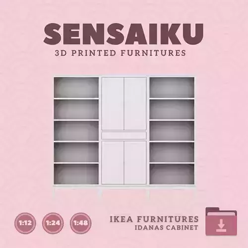 IDANAS Storage 01 for Miniature Dollhouse IKEA 3D Print