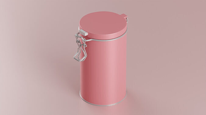 Coffee can 3D model 3