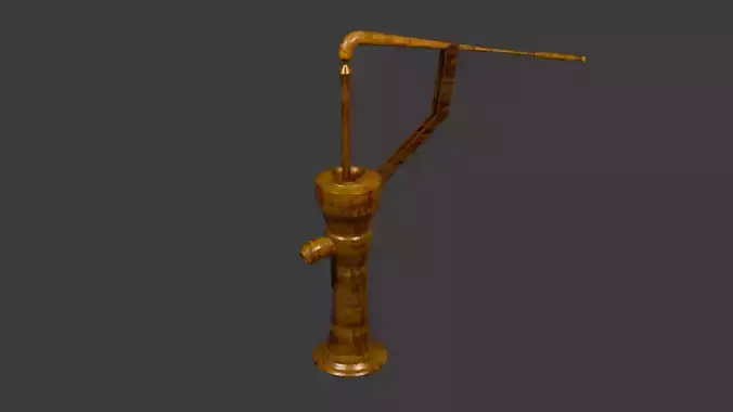 waterpomp-medieval asset-antica-props 3D model