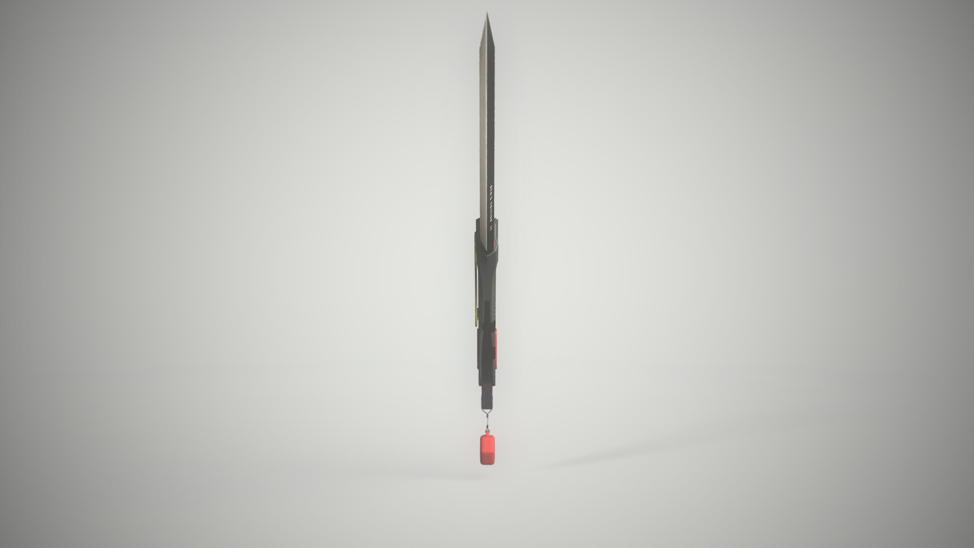 Sci-Fi Knife - Kunai 3D model_2