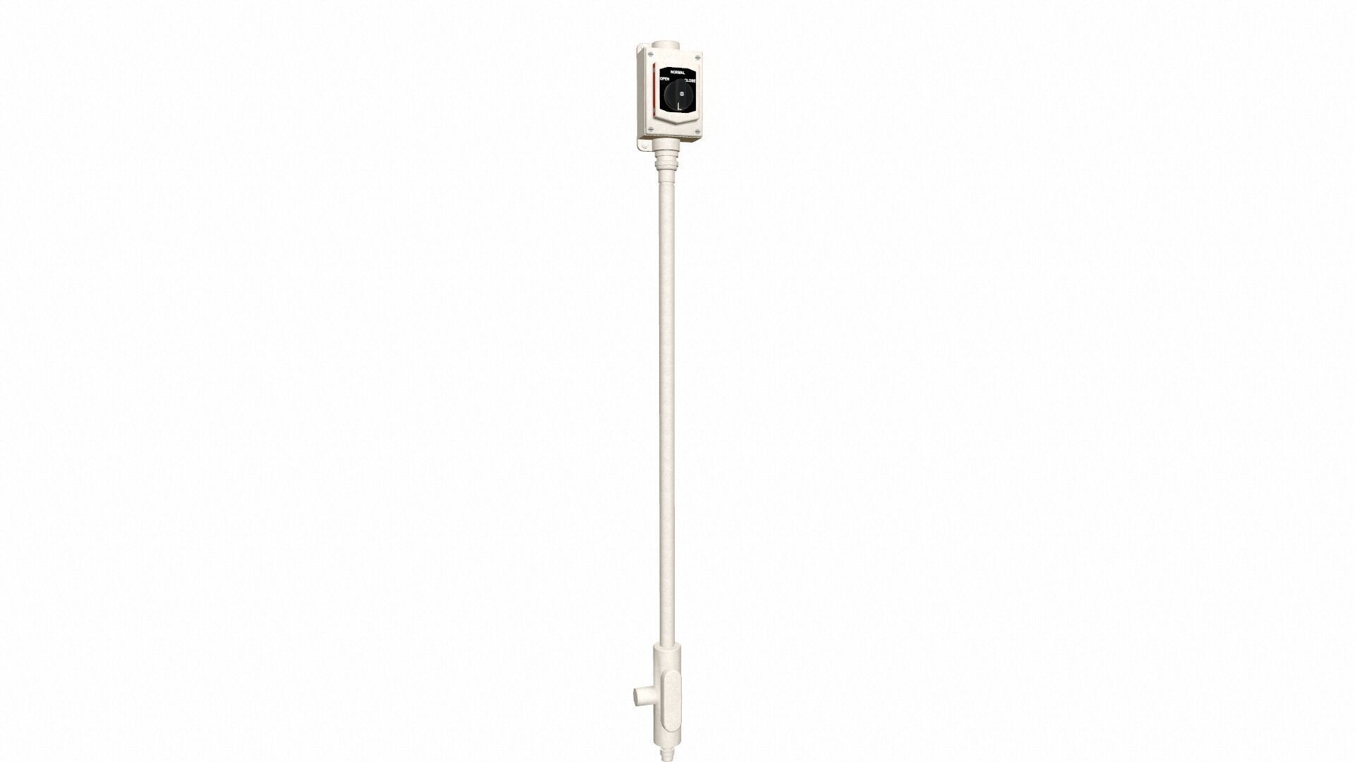 Open Close Hand Switch Low-poly 3D model_6