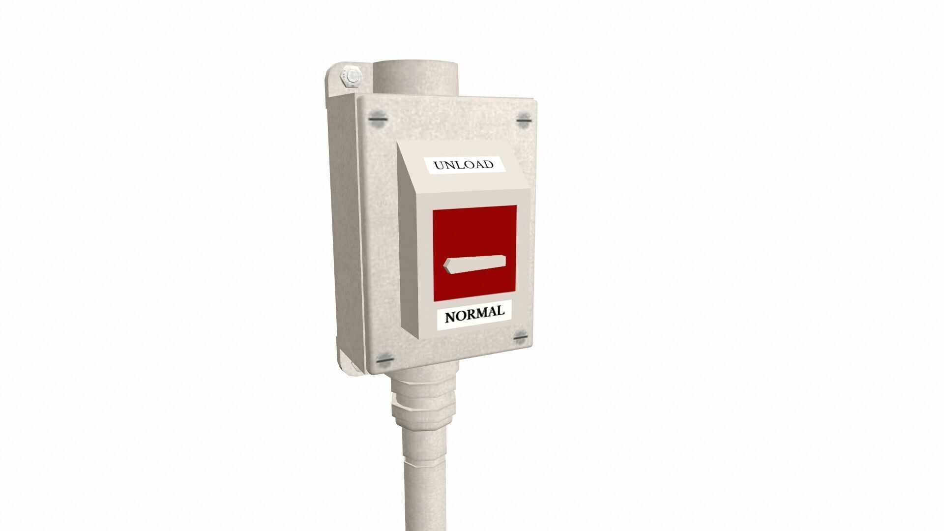 Unload Normal Hand Switch Low-poly 3D model_4