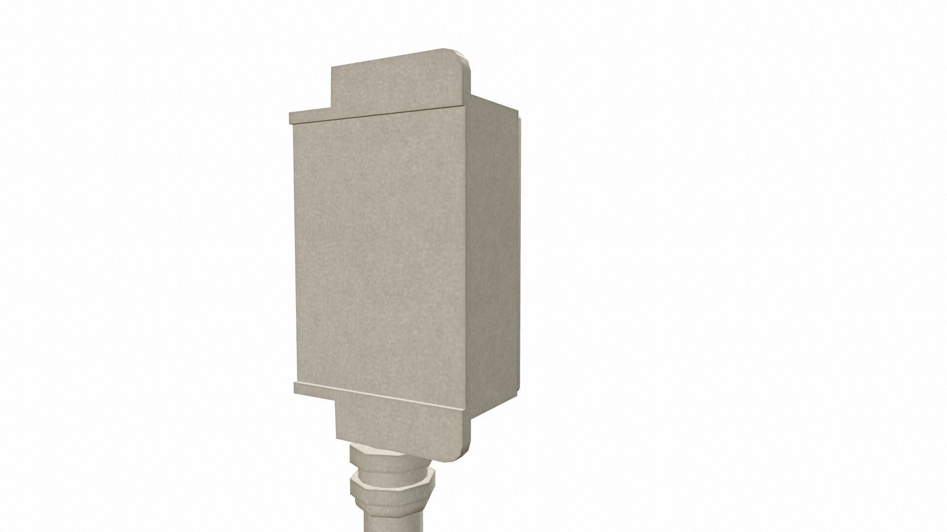 Unload Normal Hand Switch Low-poly 3D model_5