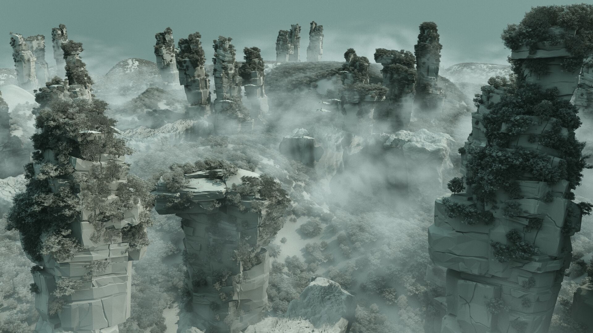 Mountains 3D model_5