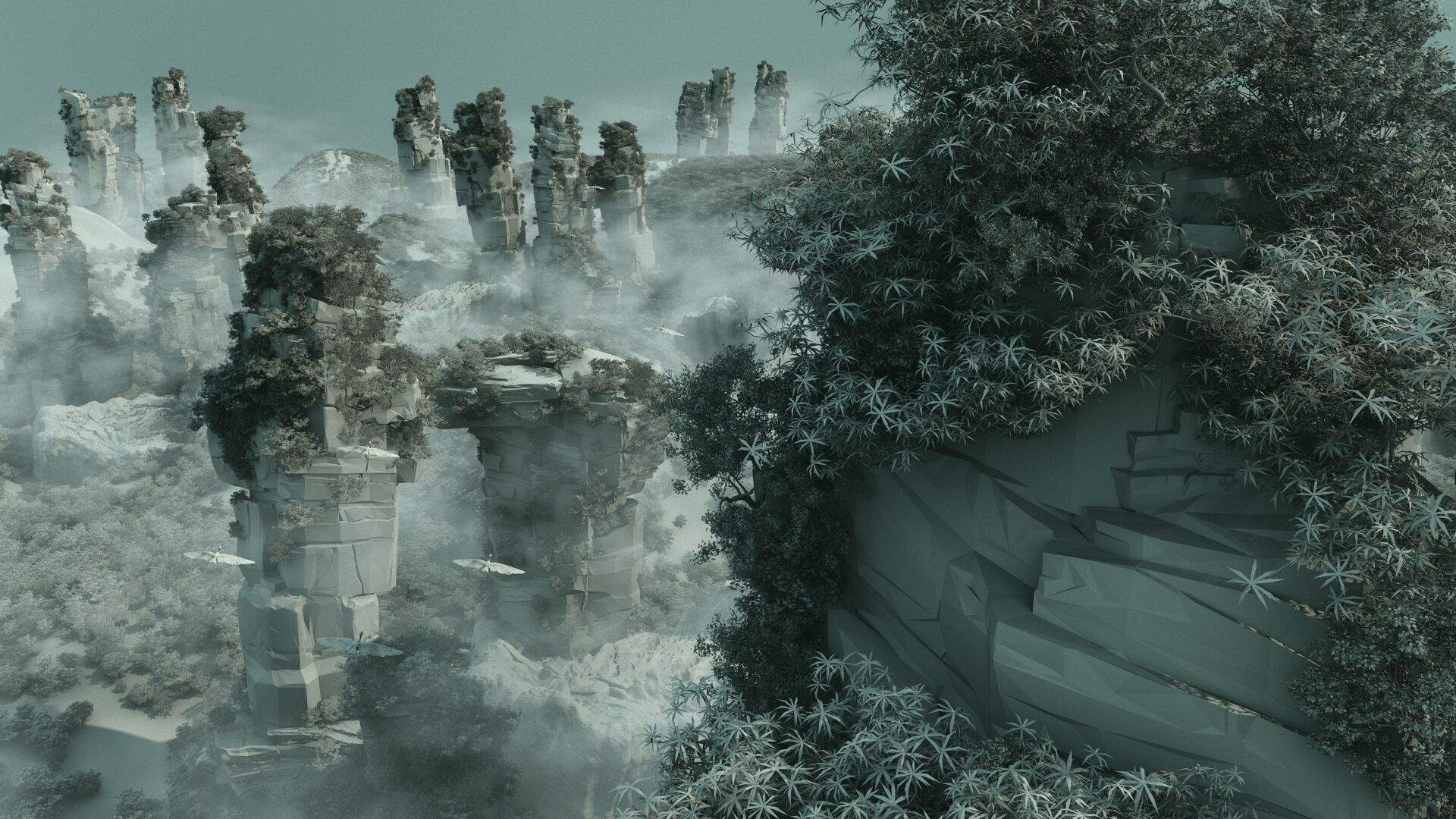 Mountains 3D model_11