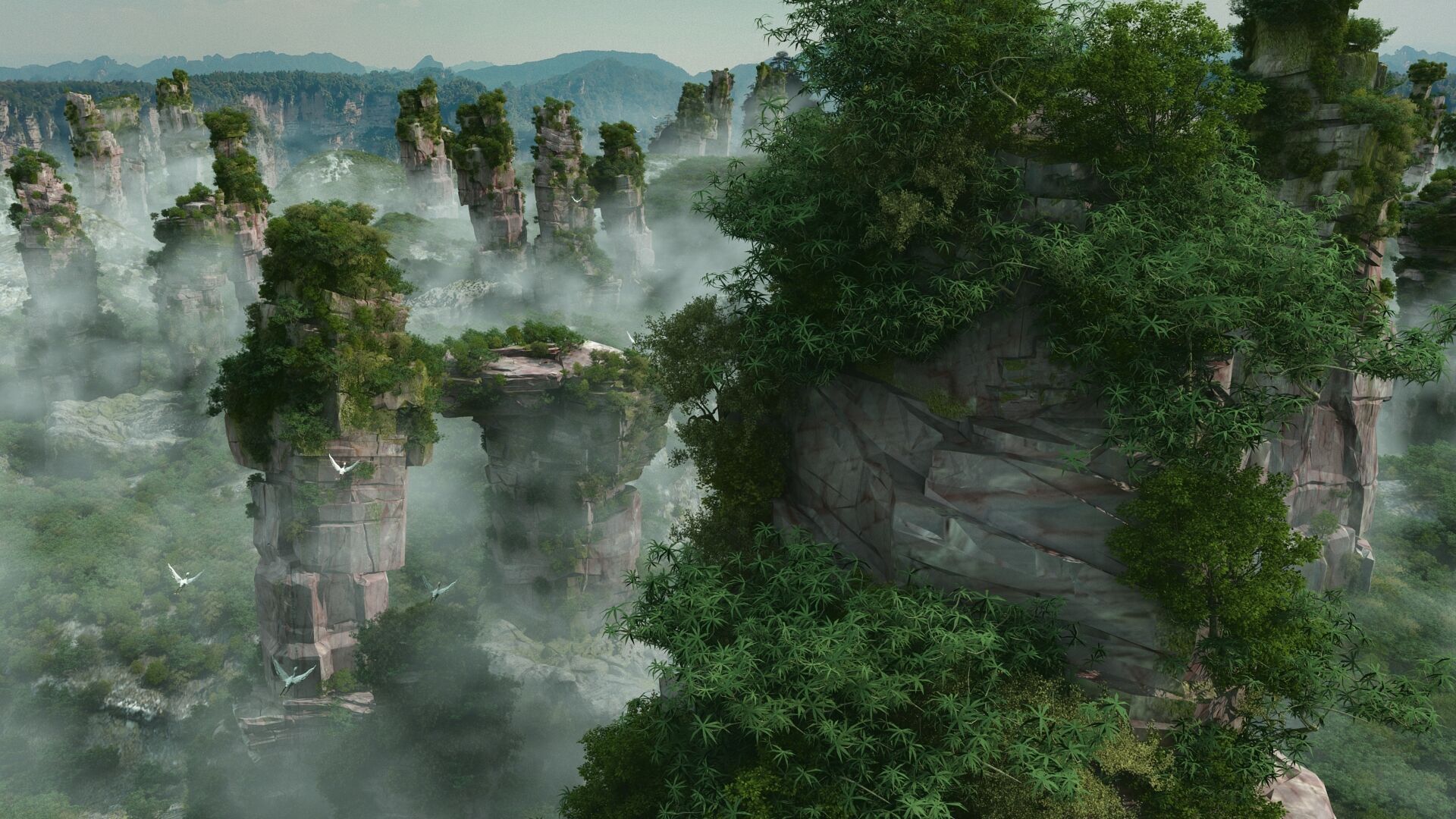 Mountains 3D model_2