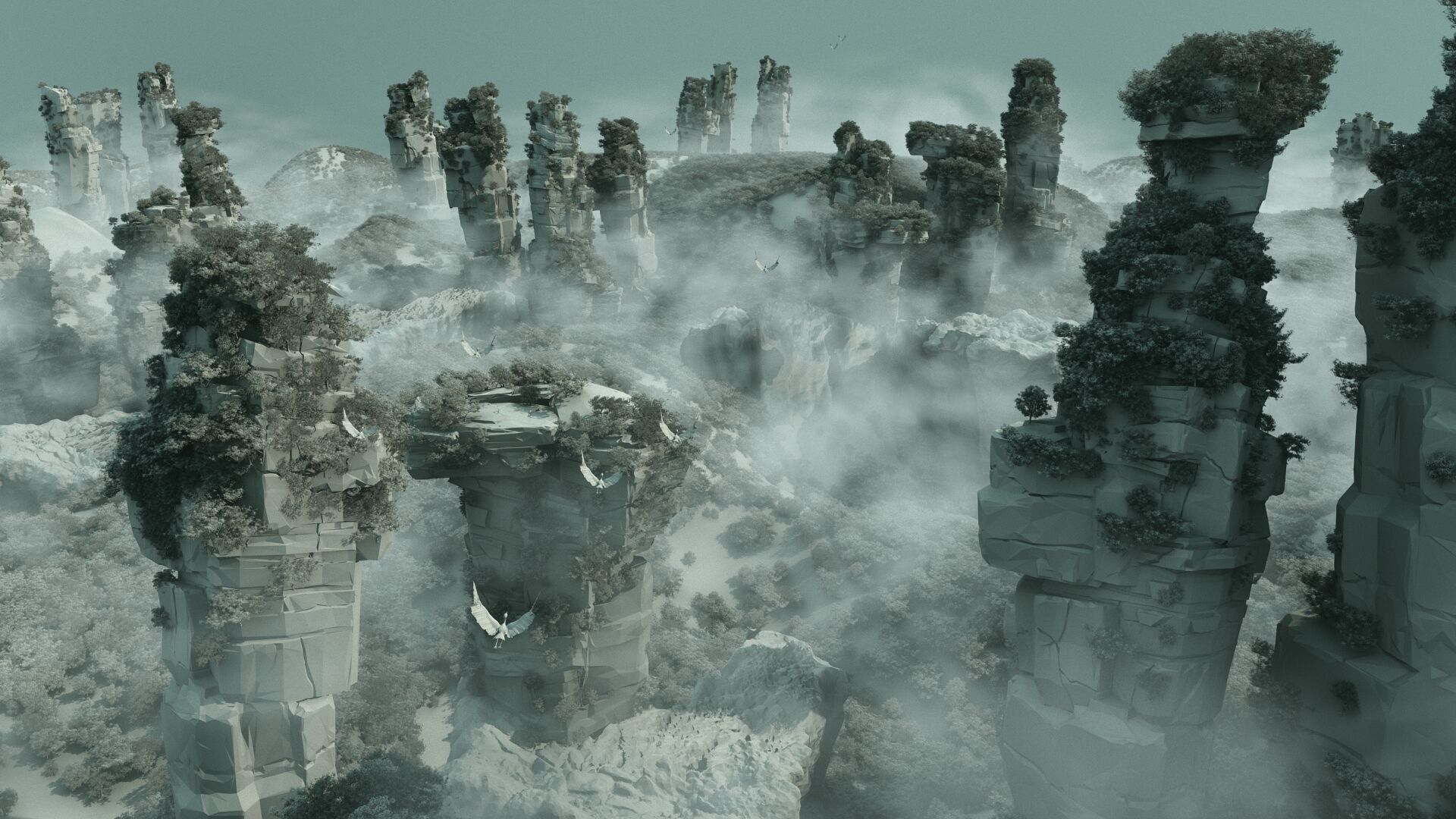 Mountains 3D model_12