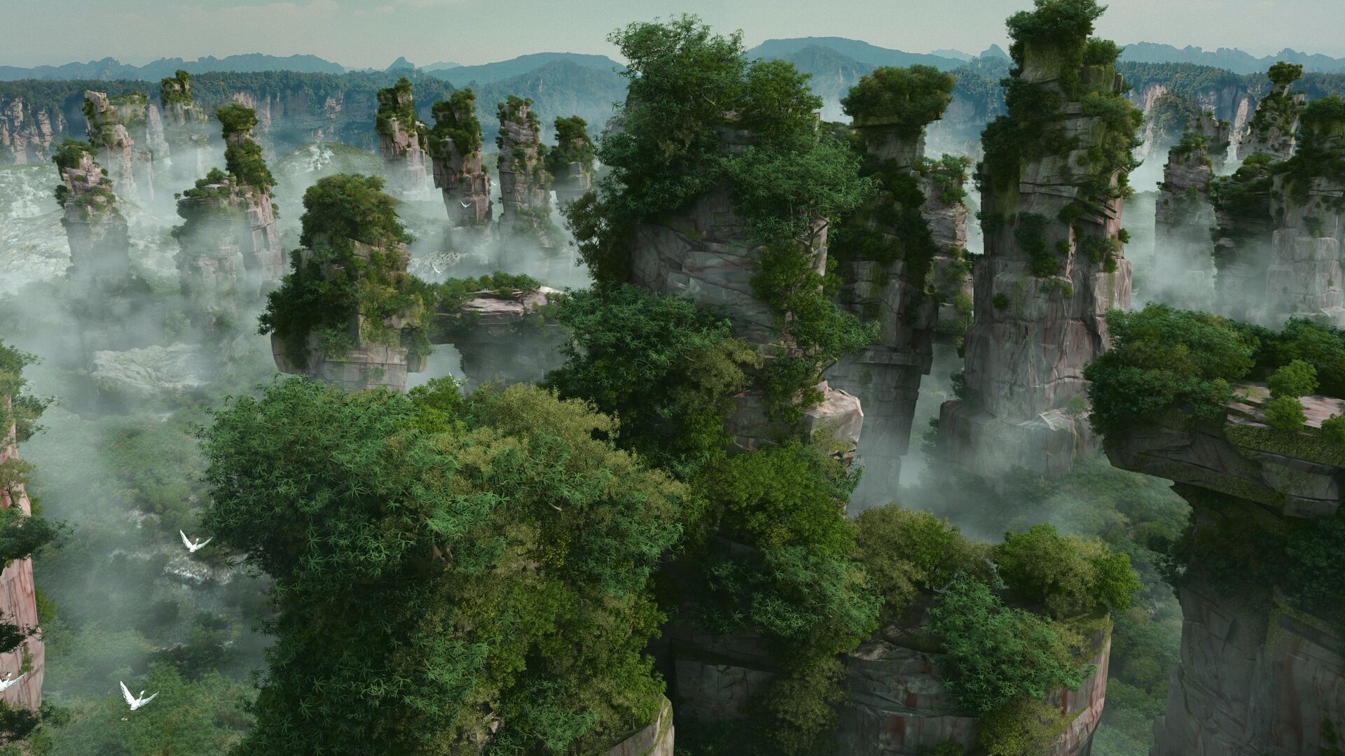 Mountains 3D model_3