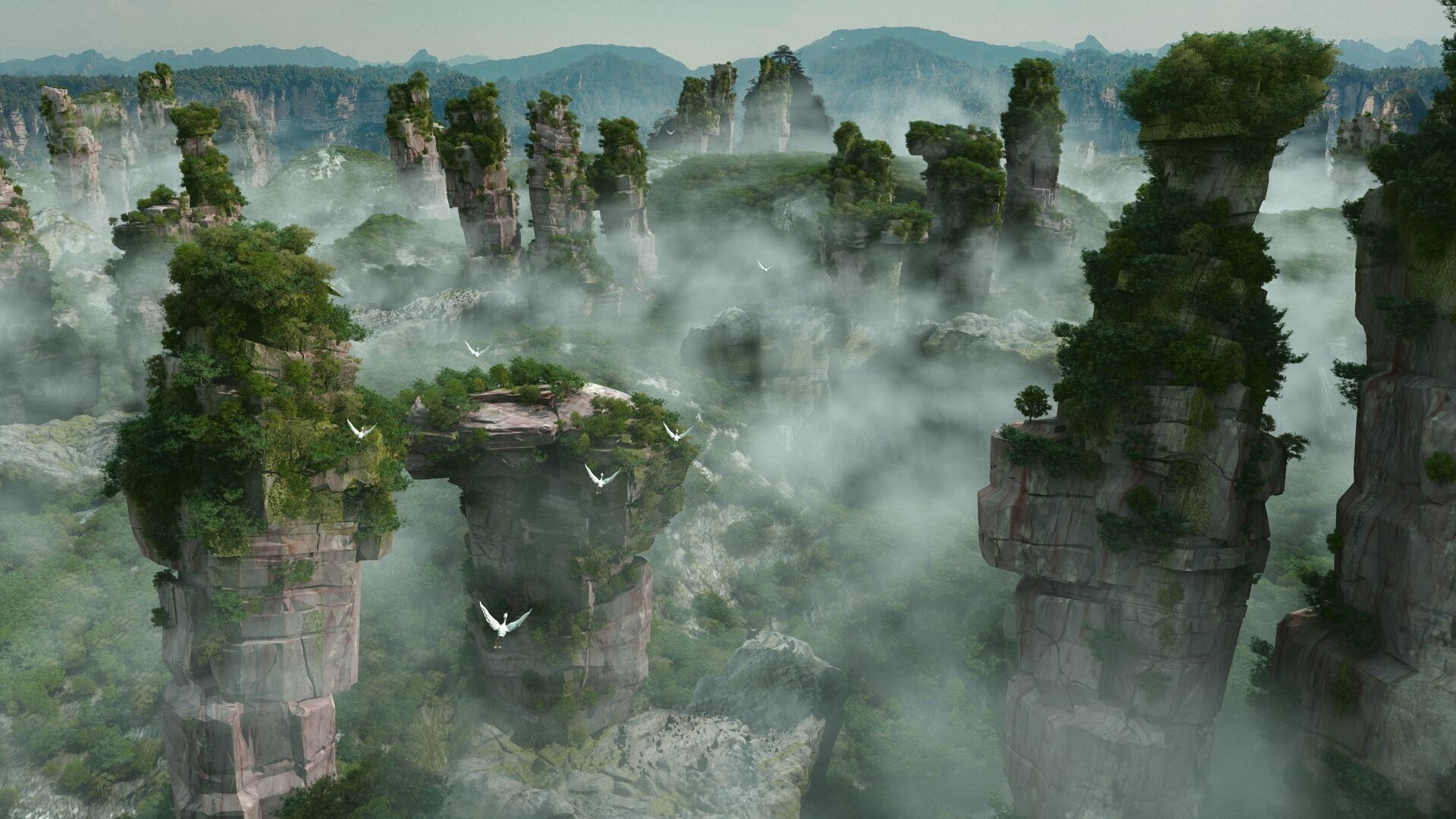 Mountains 3D model_4