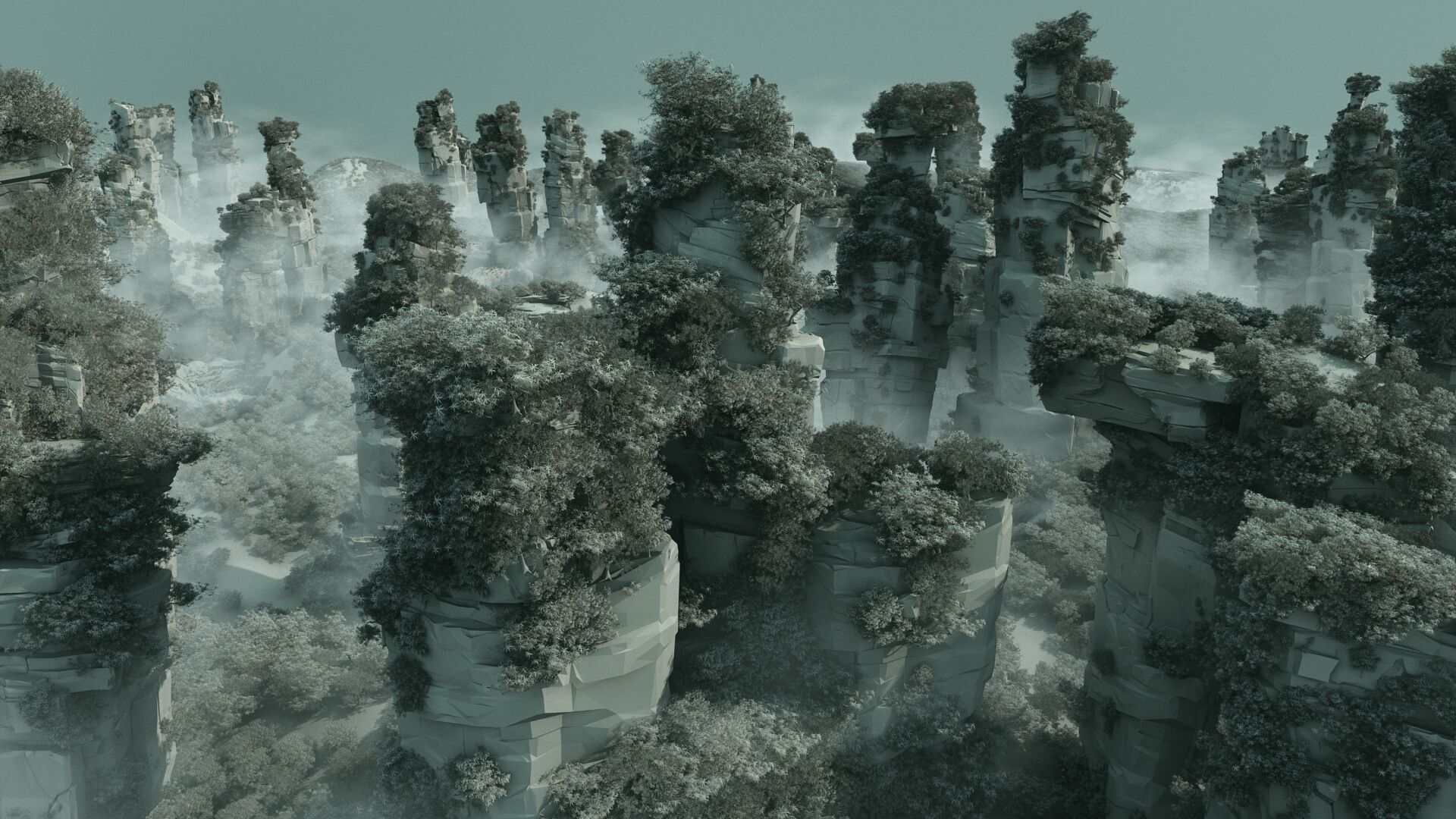 Mountains 3D model_9