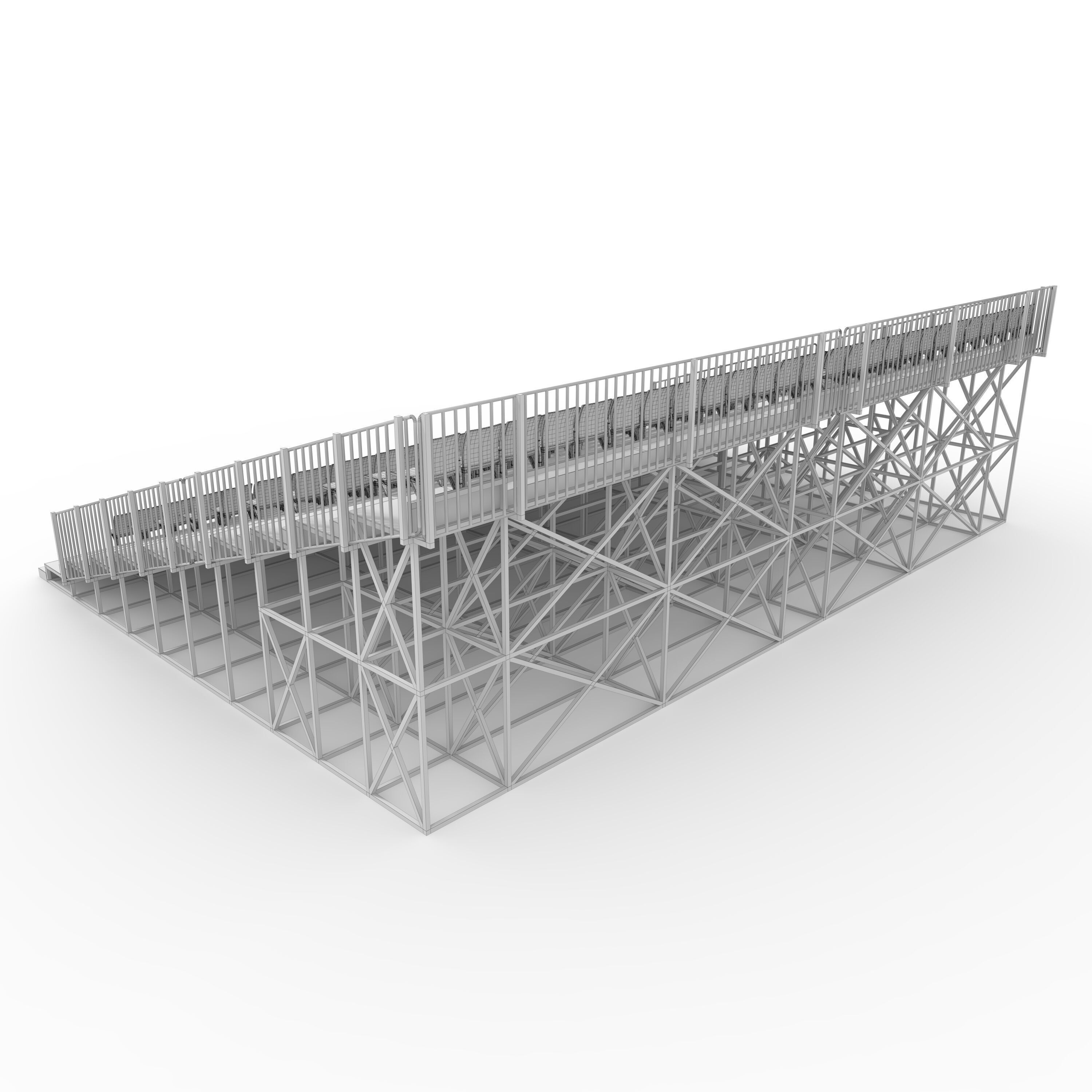 Bleachers 39 3D model_7