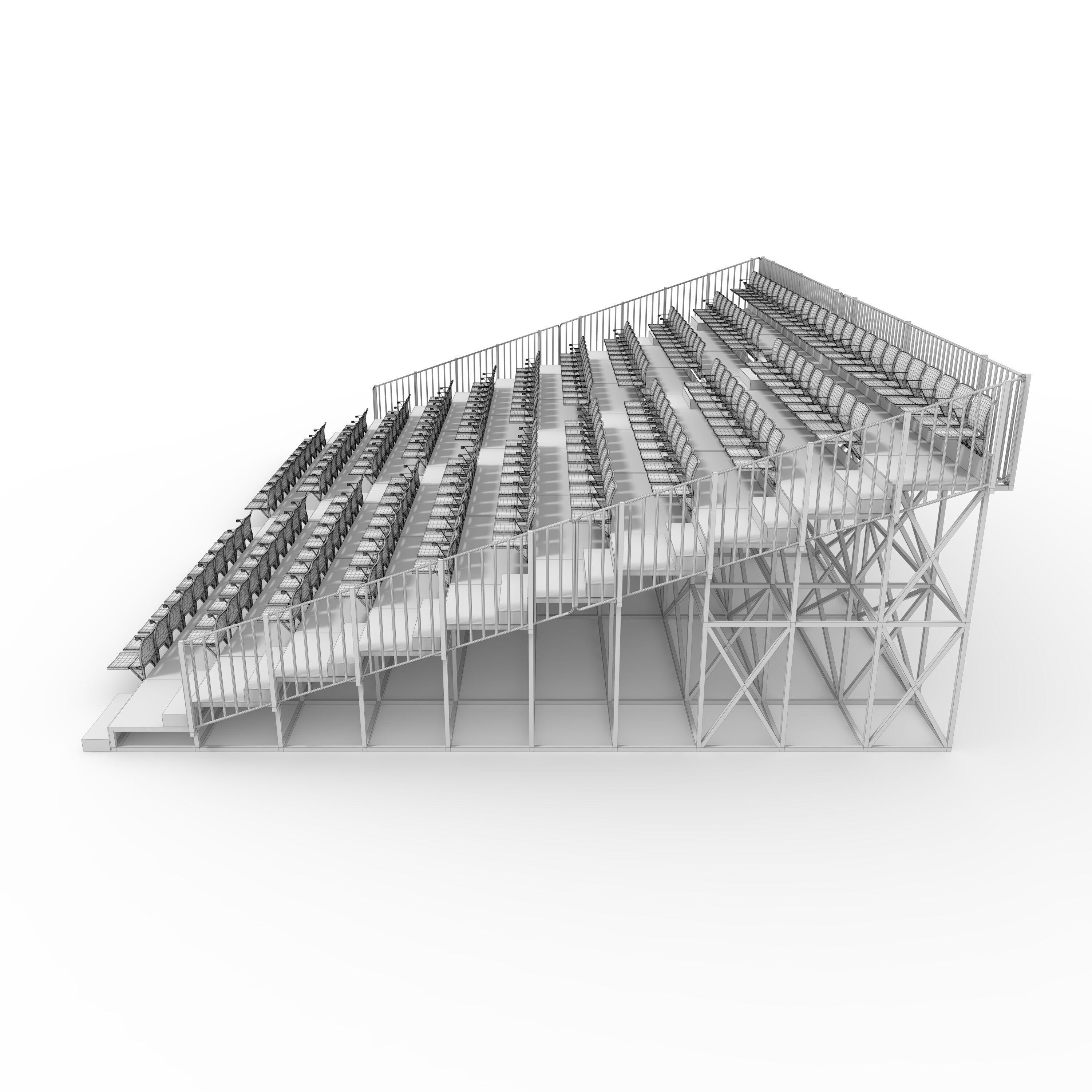 Bleachers 39 3D model_5