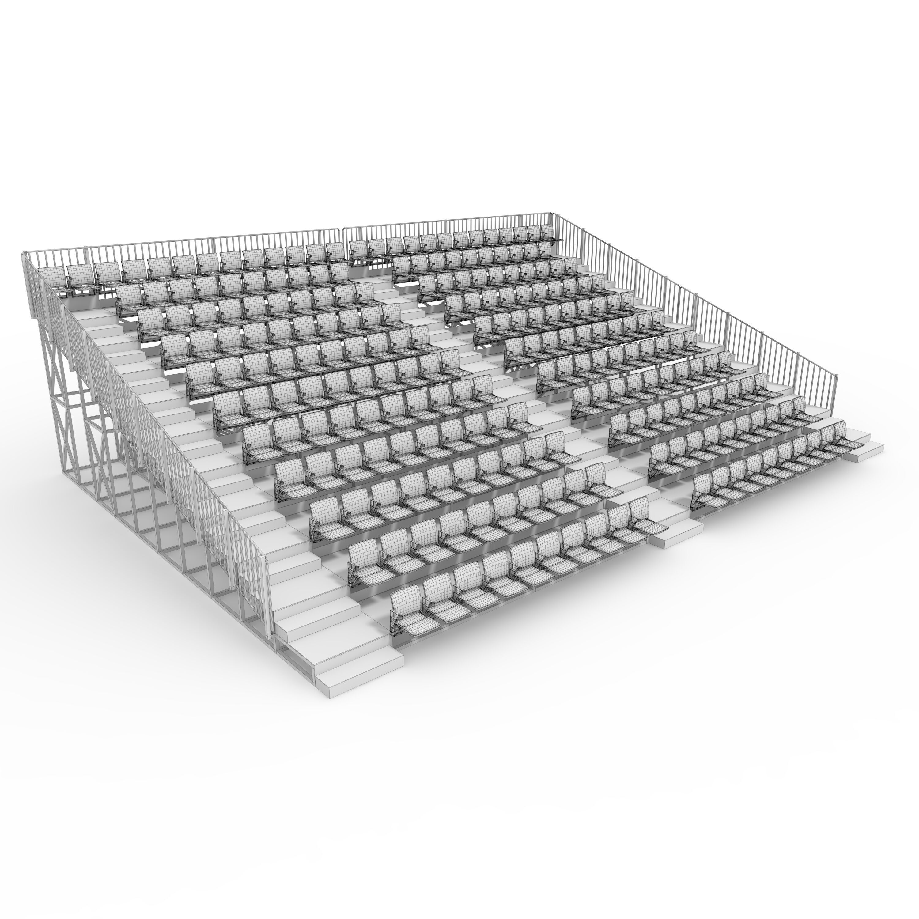 Bleachers 39 3D model_1