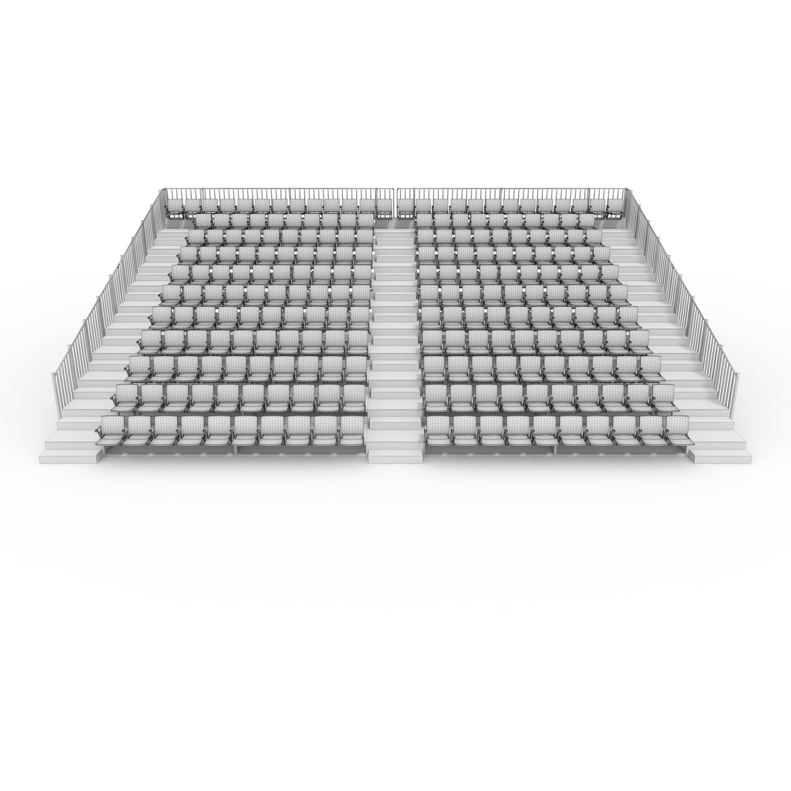 Bleachers 39 3D model_3