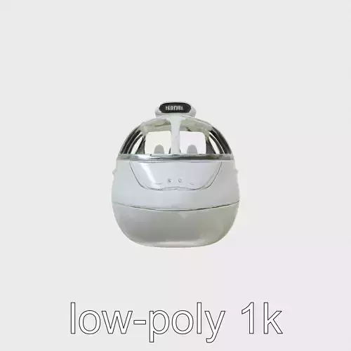 Futuristic Space Taxi Capsule in Sleek Silver-Black Design