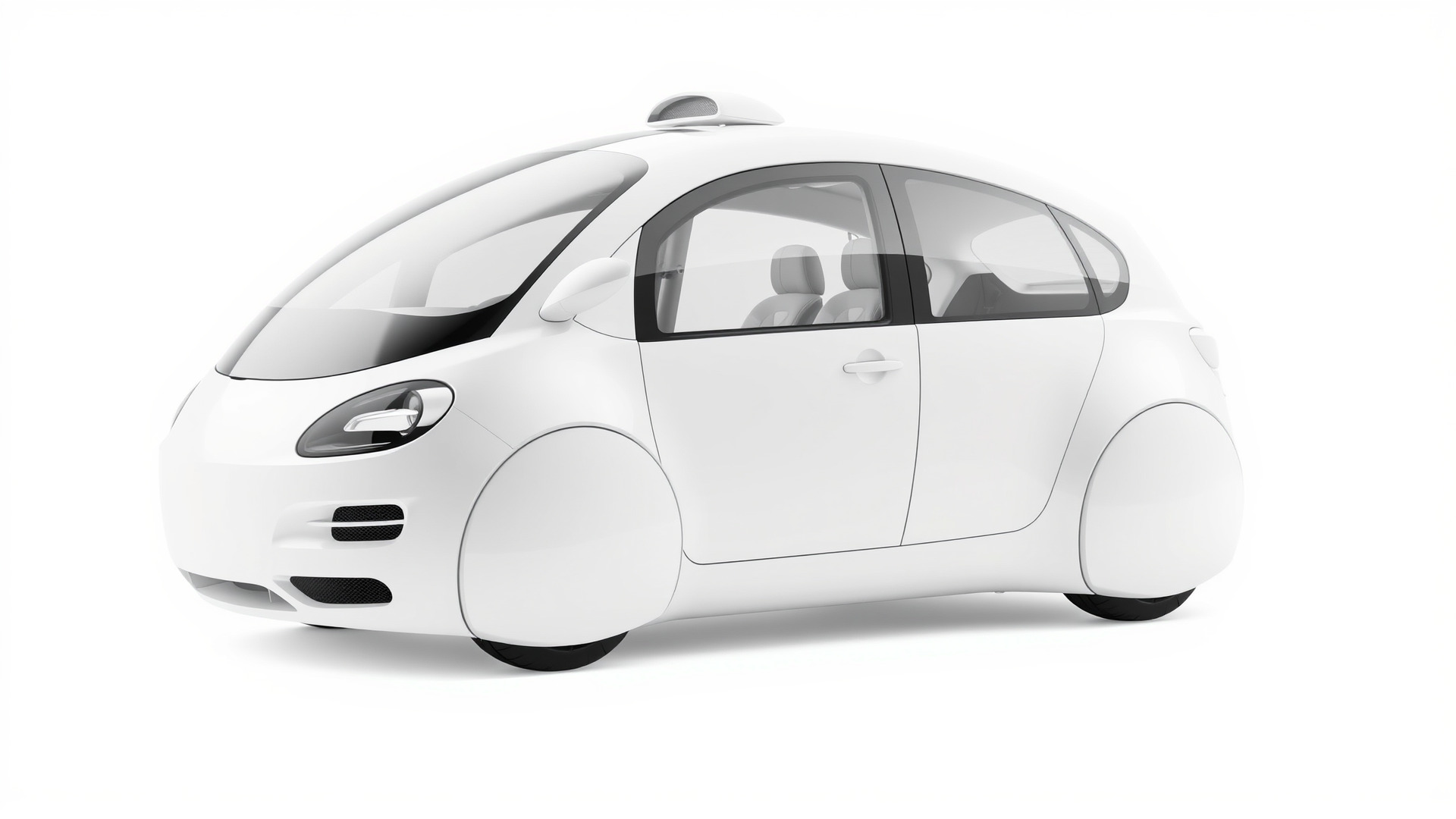 Sleek Modern Air Taxi Bubble Design Low-poly 3D model_30