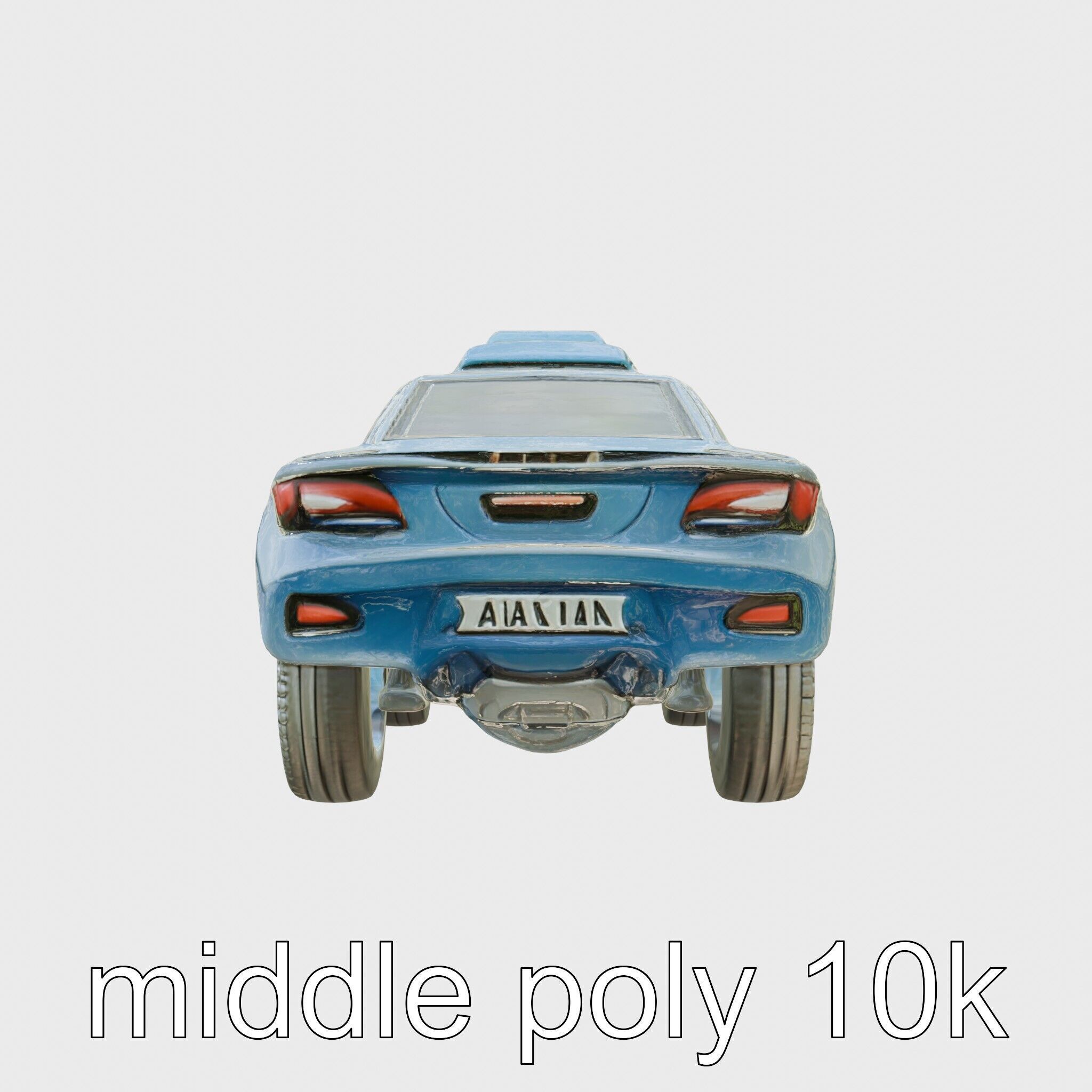 Sleek Modern Air Taxi Bubble Design Low-poly 3D model_2